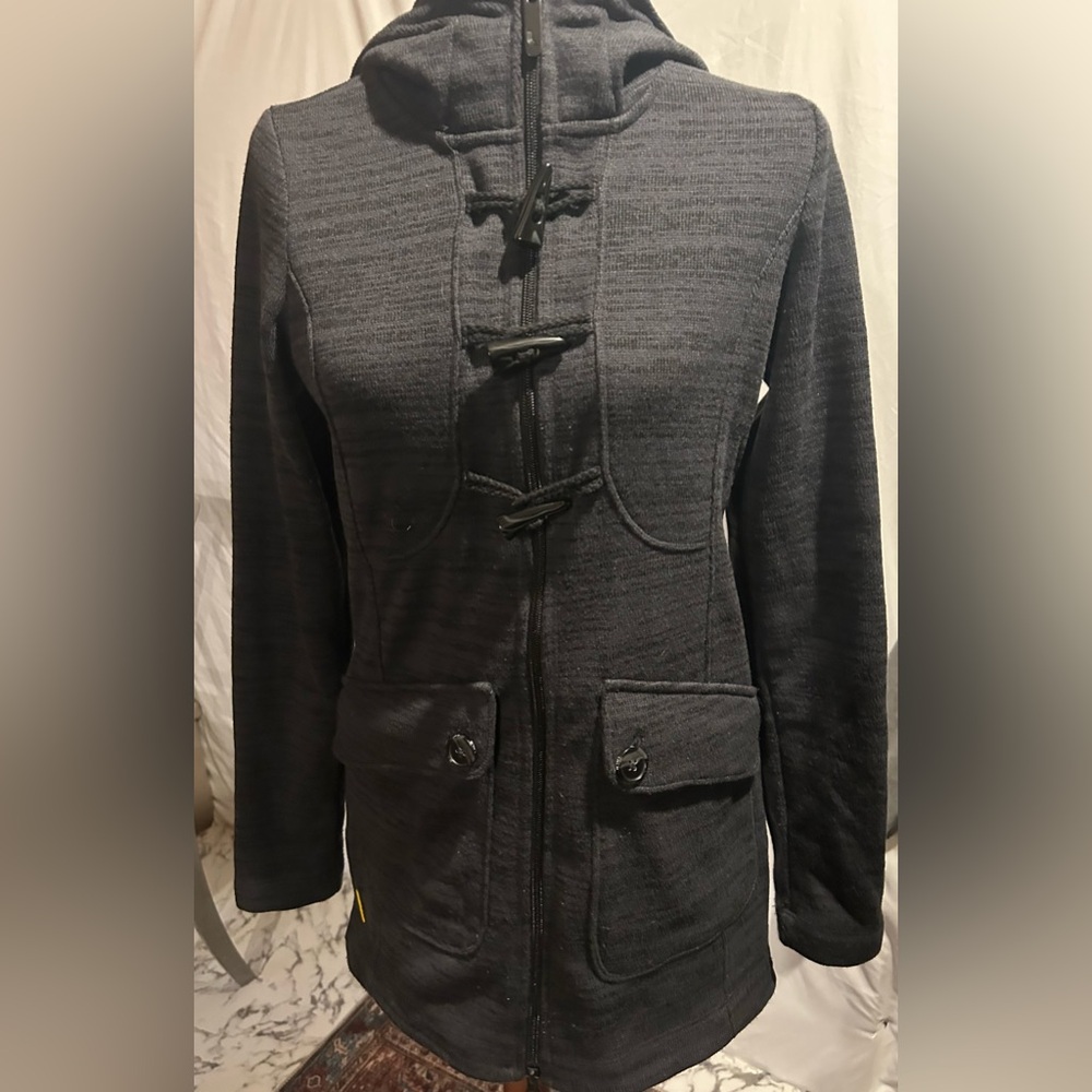 Lole women’s toggle hooded jacket size medium